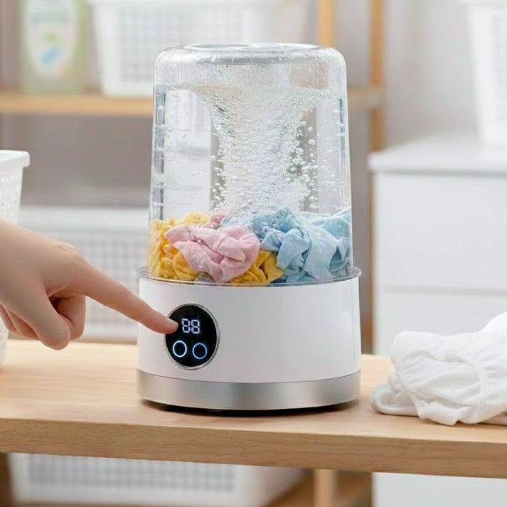 Mini Smart Washer™ – Portable Cordless Washing Machine