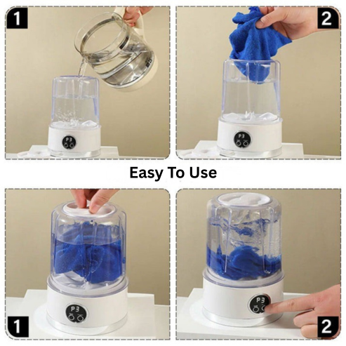 Mini Smart Washer™ – Portable Cordless Washing Machine