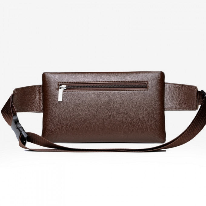 MEN'S LEATHER SHOULDER CHEST BAG