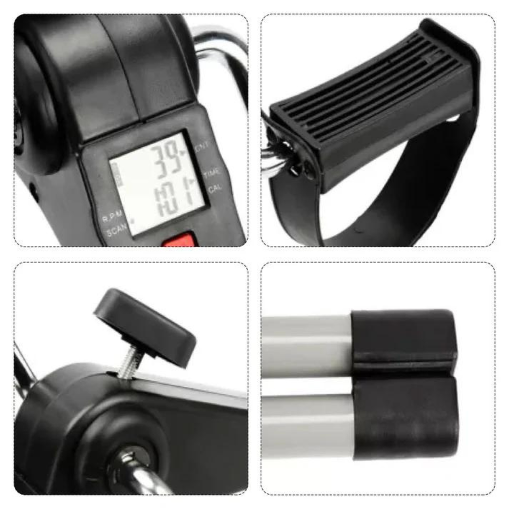 Adjustable Mini Pedal Exercise Bike with Digital Display