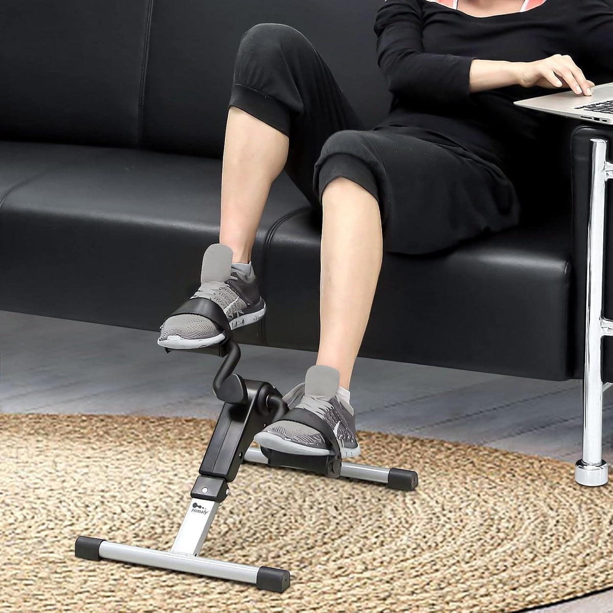 Adjustable Mini Pedal Exercise Bike with Digital Display