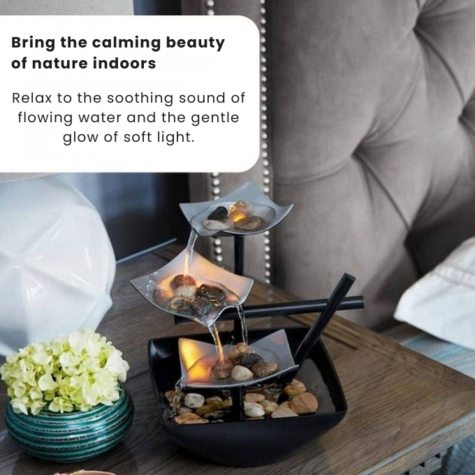 Electric decorative running water fountain
