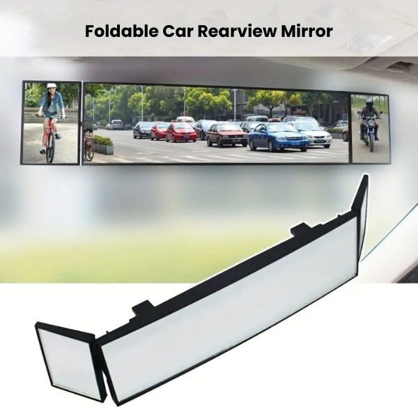 Adjustable Foldable Panoramic Rearview Mirror
