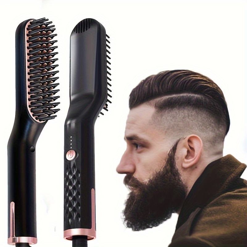 Heated Hair & Beard Straightening Brush