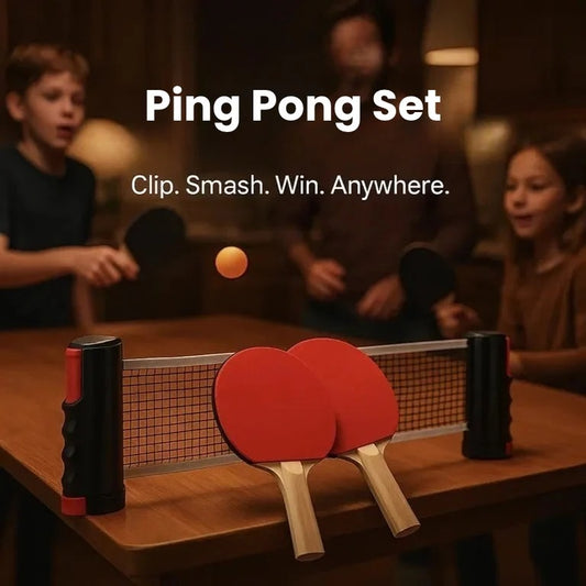 Portable Ping Pong Set for Indoor and Outdoor Fun