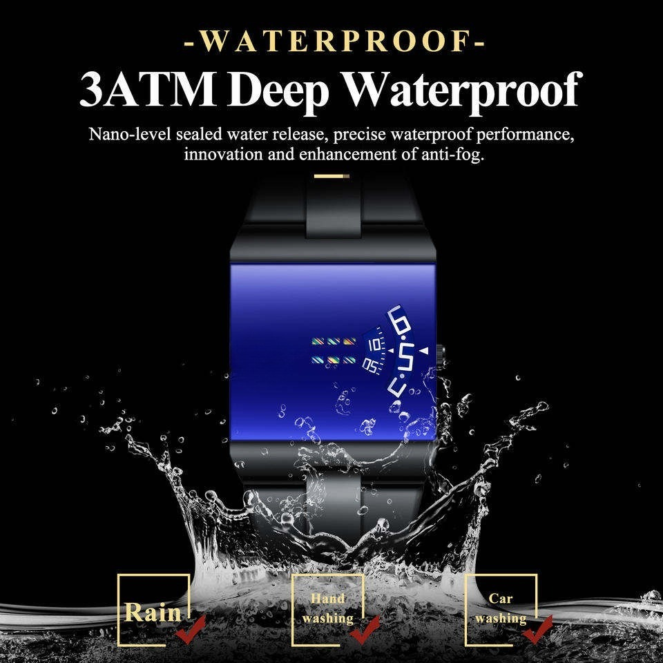Square Men’s Watch – Stylish, Modern, and Water-Resistant