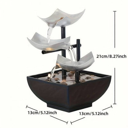 Electric decorative running water fountain
