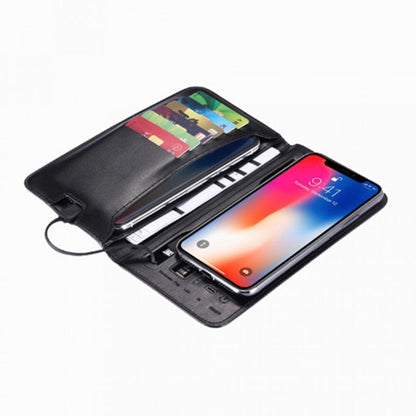 Leather Wallet with Power Bank